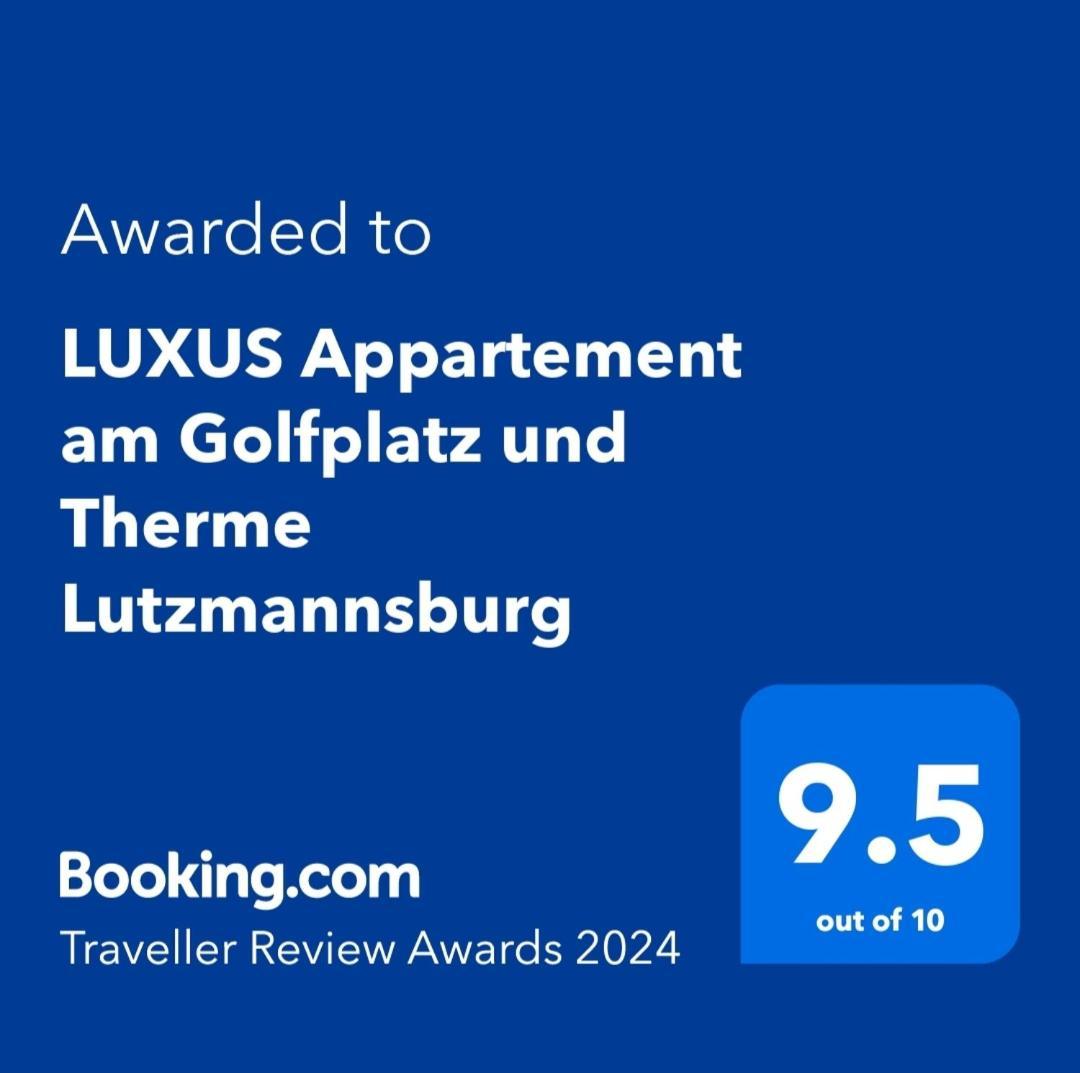Luxus Appartement Am Golfplatz Und Therme Lutzmannsburg Zsira Εξωτερικό φωτογραφία